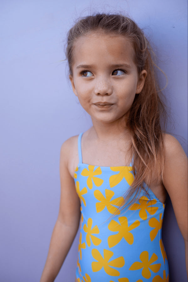 girls-strappy-one-piece-in-light-blue-plumeria-of-one-sea - Sophia's Style Kids-1